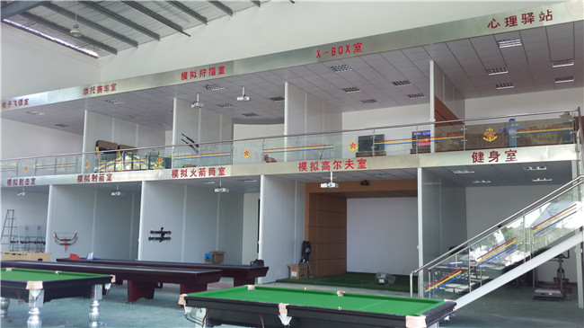 军事仿真综合训练展厅全貌