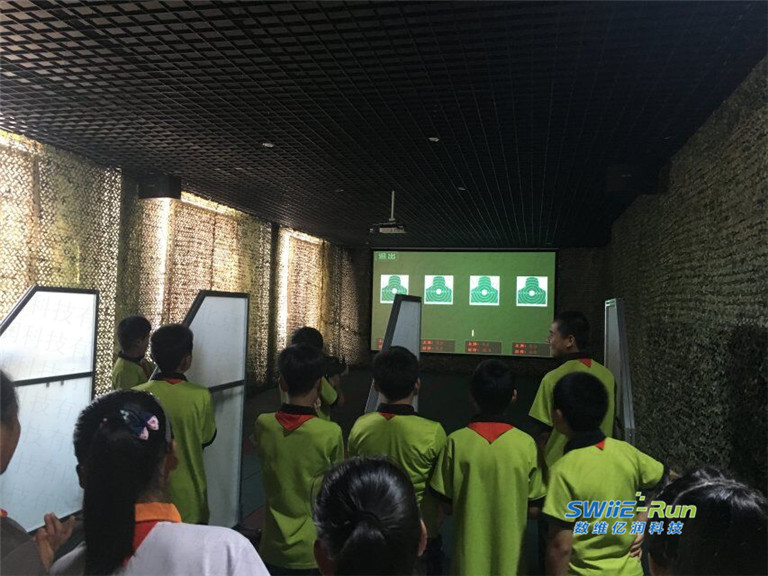 围观打靶的同学们