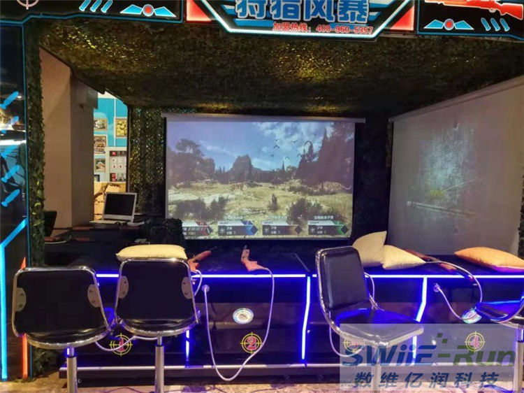 竞技枪王模拟射击系统运行画面